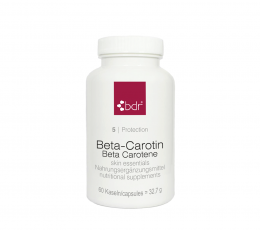 BDR BETA-CAROTIN geriamosios keratino kapsules
